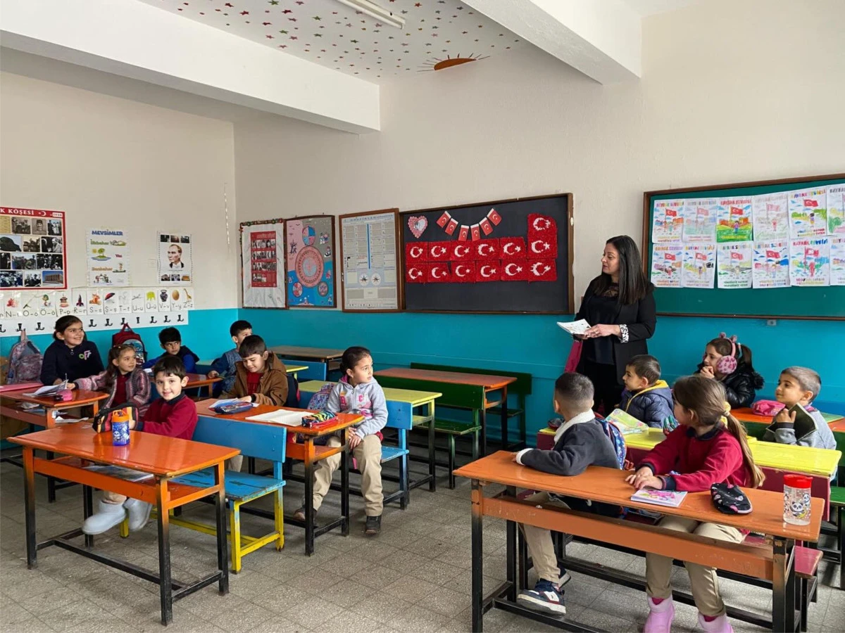 İl&ccedil;e Mill&icirc; Eğitim Y&ouml;neticilerinden Eskioba Okullarına Ziyaret