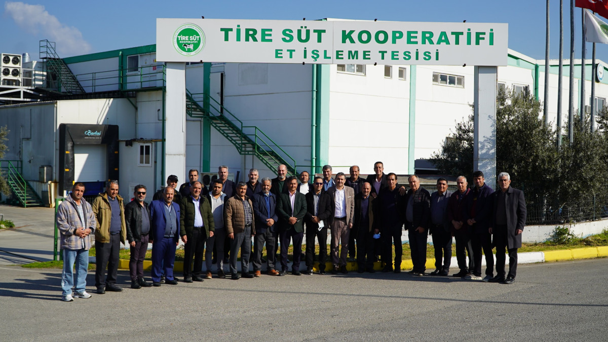 İRAN HEYETİNDEN TİRE SÜT KOOPERATİFİ’NE ZİYARET
