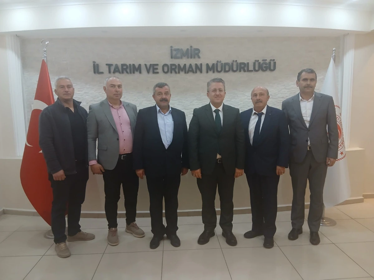 İzmir Haykoop&rsquo;tan İl Tarım M&uuml;d&uuml;r&uuml; Akdoğan&rsquo;a Ziyaret