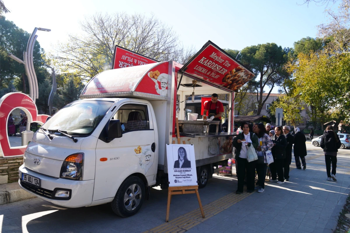 Tire Belediyesi, G&uuml;lşah Durbay i&ccedil;in lokma hayrı d&uuml;zenledi