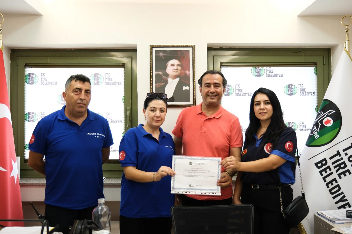 Tire Belediyesi’nde Afet Bilinci Eğitimi verildi