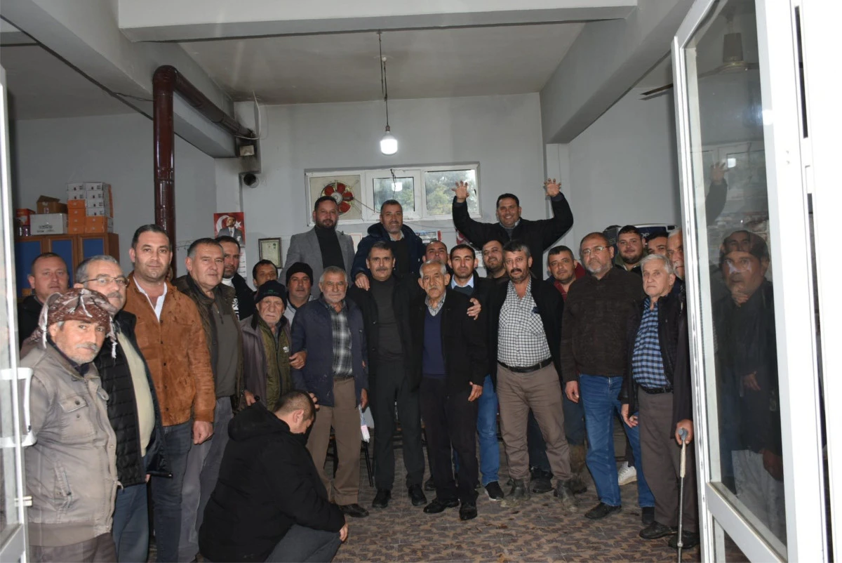 Tire S&uuml;t Kooperatifi Başkanı Osman &Ouml;zt&uuml;rk Kızılcahavlu K&ouml;y&uuml;nde