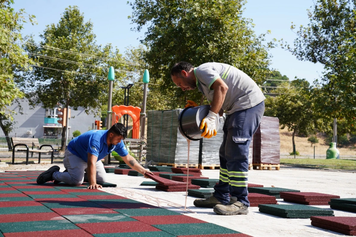 Tire&rsquo;de &ccedil;ocuklar i&ccedil;in daha g&uuml;venli parklar