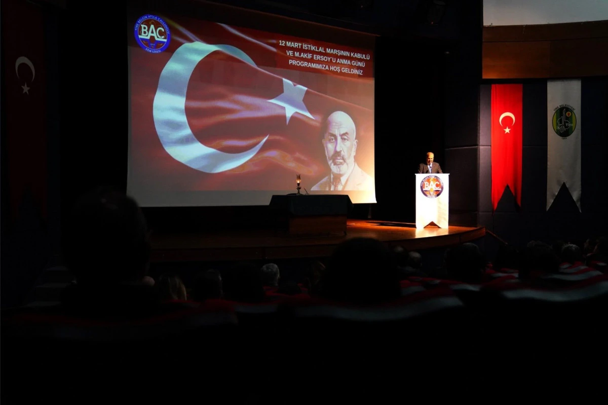 Tire&rsquo;de İstiklal Marşı&rsquo;nın Kabul&uuml;n&uuml;n 105. Yıl D&ouml;n&uuml;m&uuml; Programı D&uuml;zenlendi