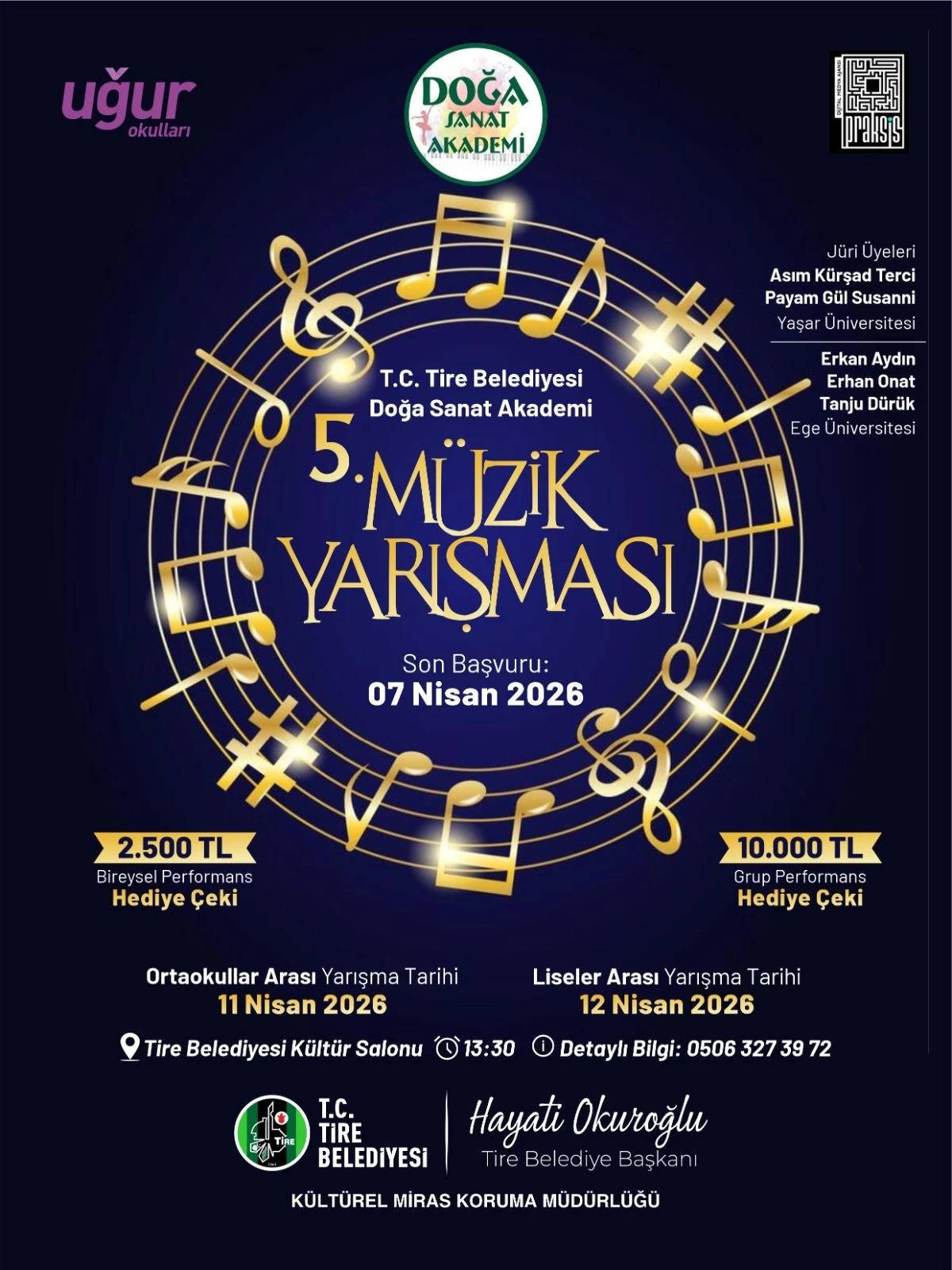 Tire'de m&uuml;zik yarışması heyecanı başlıyor!